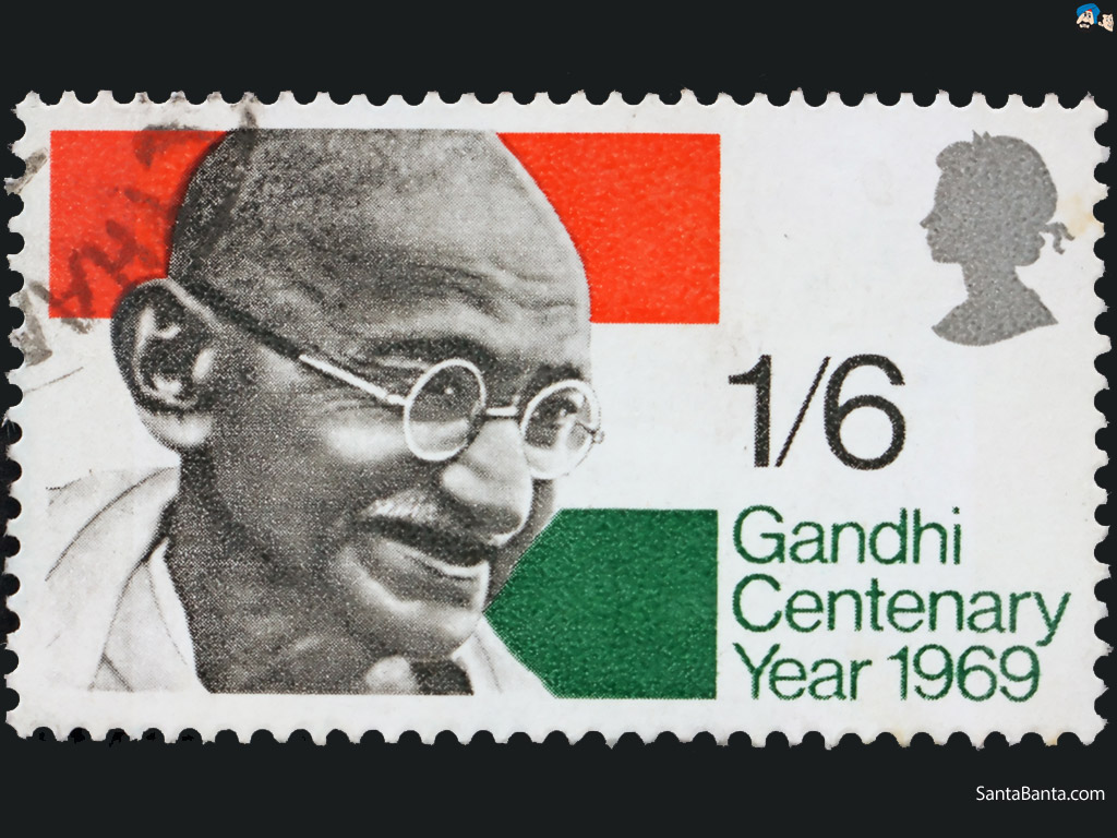 Mahatma Gandhi - Mahatma Gandhi Postage Stamps Britain - HD Wallpaper 