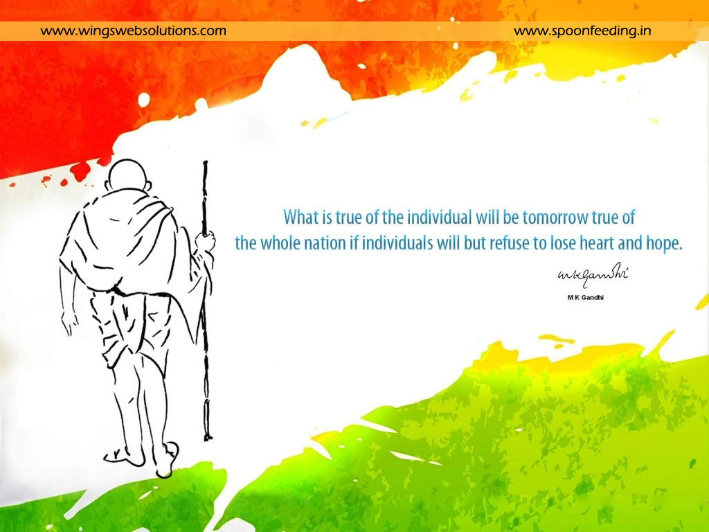 2nd October Gandhi Jayanti - HD Wallpaper 