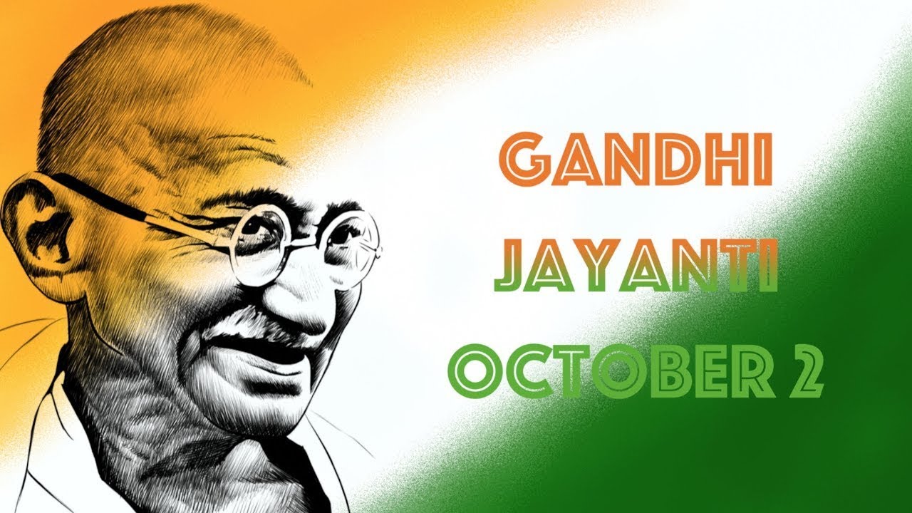 2 October Mahatma Gandhi - HD Wallpaper 