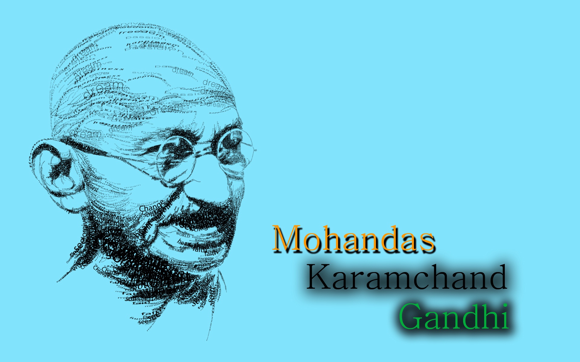 Happy Gandhi Jayanti 2 October - HD Wallpaper 