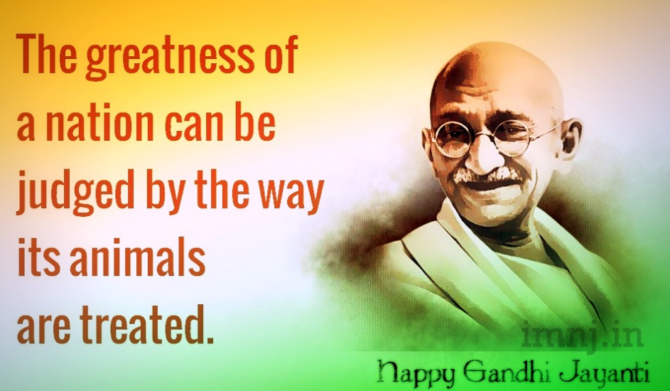 Gandhi Jayanti 2016 Sms - 2 October Gandhi Jayanti Speech - HD Wallpaper 