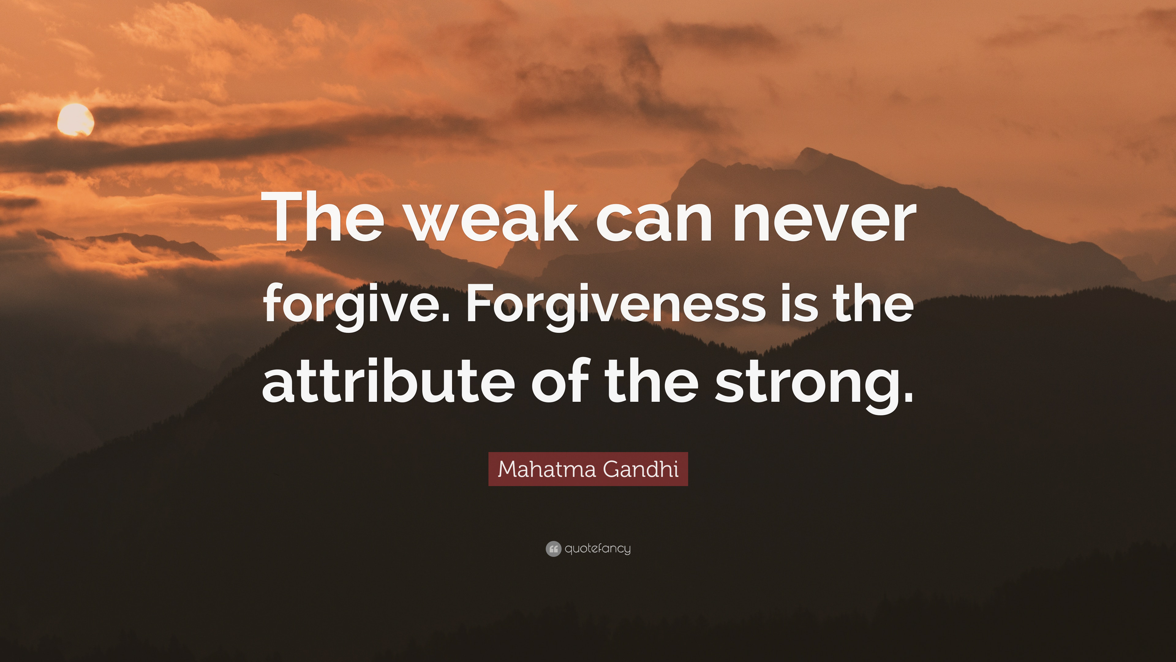 Mahatma Gandhi Quote - Mountain - HD Wallpaper 
