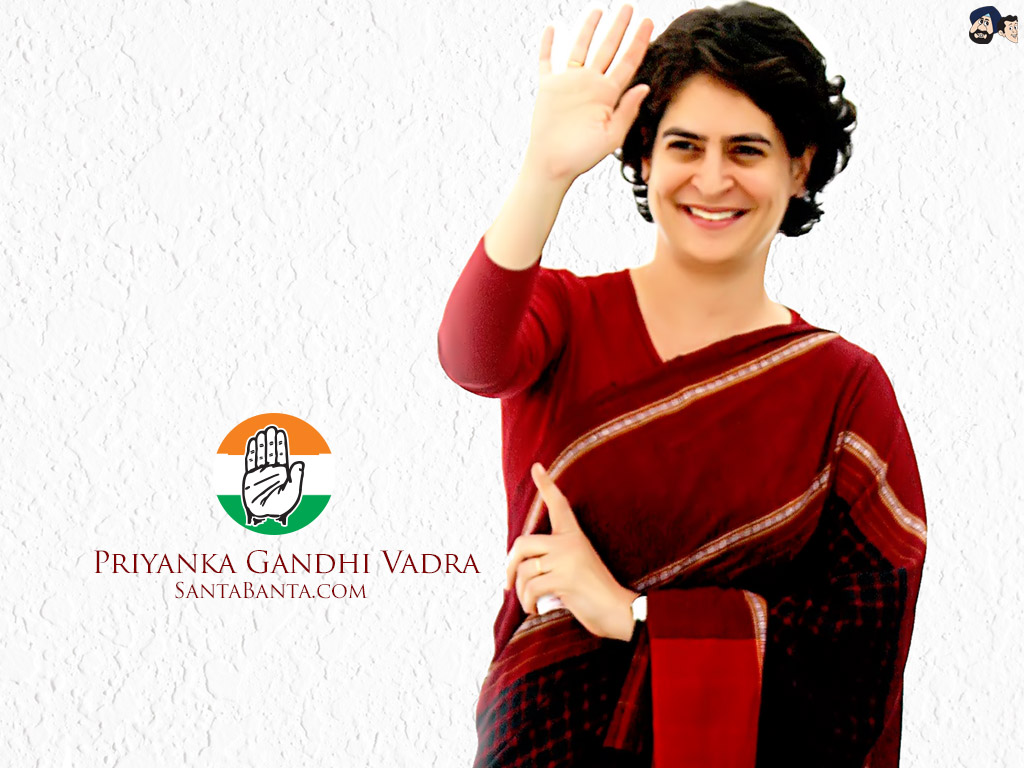Priyanka Gandhi Vadra - Priyanka Gandhi Images Hd - HD Wallpaper 