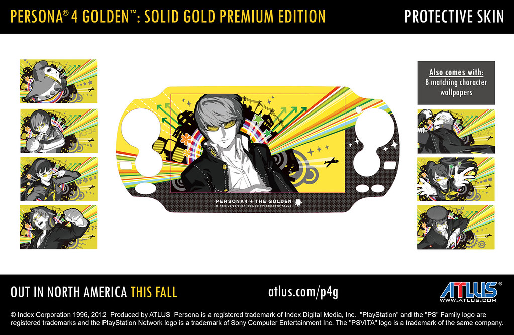 Persona 4 Golden Solid Gold Premium Edition Ps Vita - HD Wallpaper 