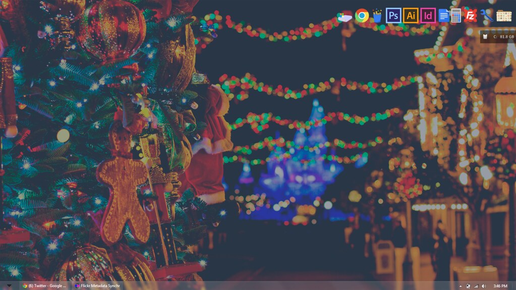 Christmas Tokyo Disneyland - HD Wallpaper 