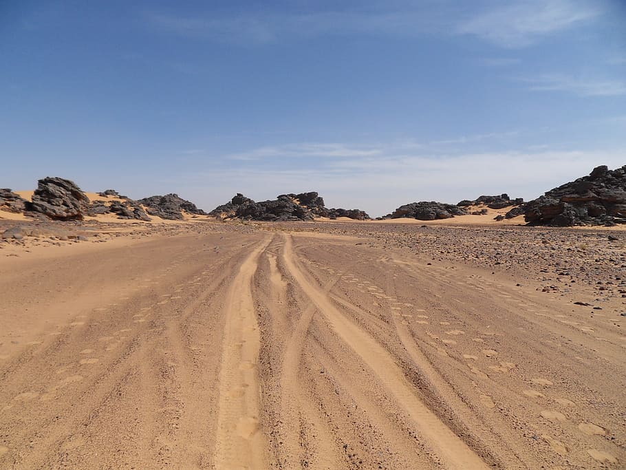 Traces, Gone With The Wind, Desert, Sand, Nature, Africa, - Desert 4 L Trophy - HD Wallpaper 