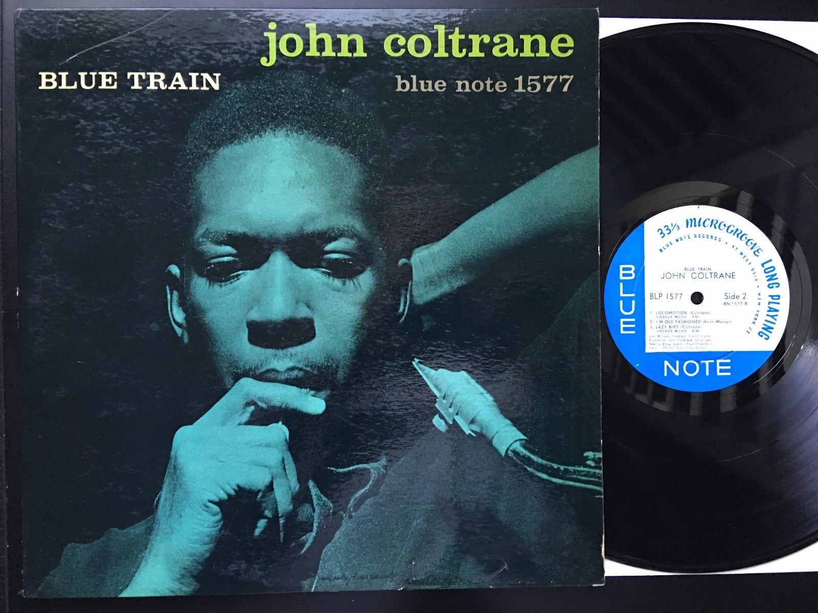 John Coltrane Blue Train 1st Blue Note 1577 Lp Dg W - John Coltrane Blue Train Sacd Analogue Productions - HD Wallpaper 