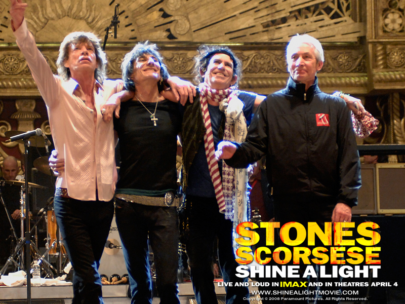 Mick Jagger In Shine A Light Wallpaper - Rolling Stones Beacon Theater 2006 - HD Wallpaper 