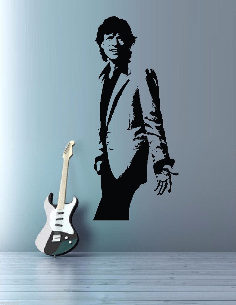 Poster Mick Jagger Siluet - HD Wallpaper 