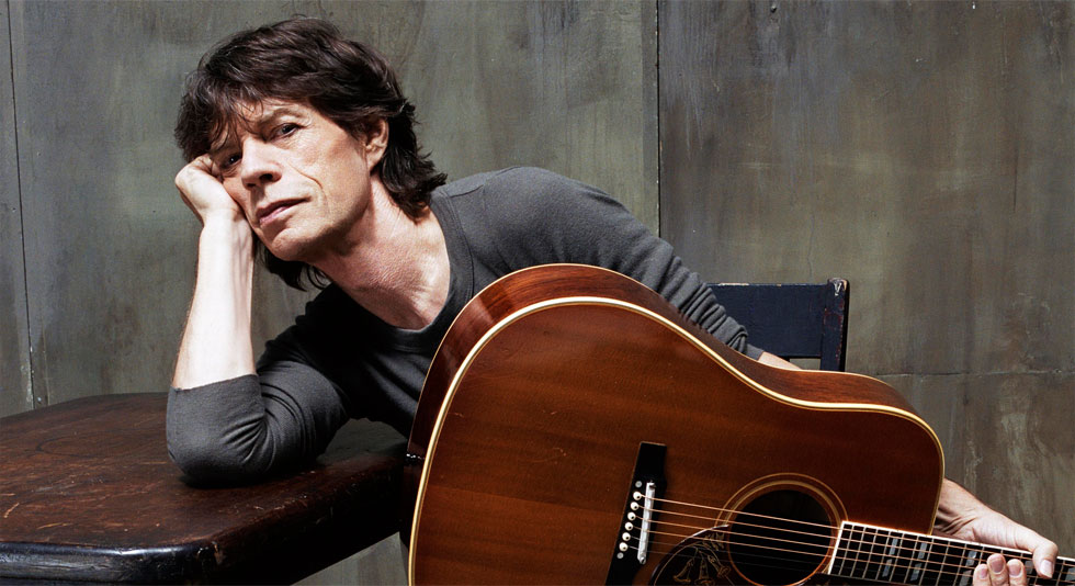 Mick Jagger Acoustic Guitar - HD Wallpaper 
