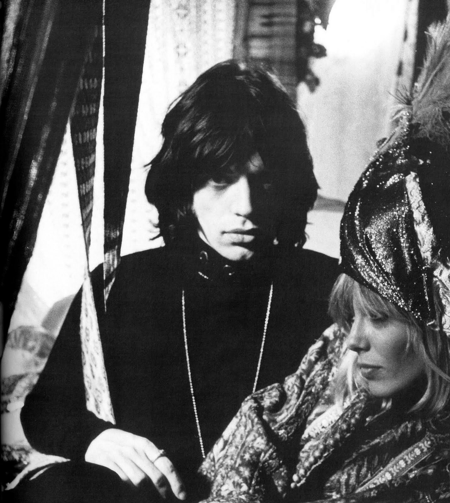 Mick Jagger - Anita Pallenberg - HD Wallpaper 