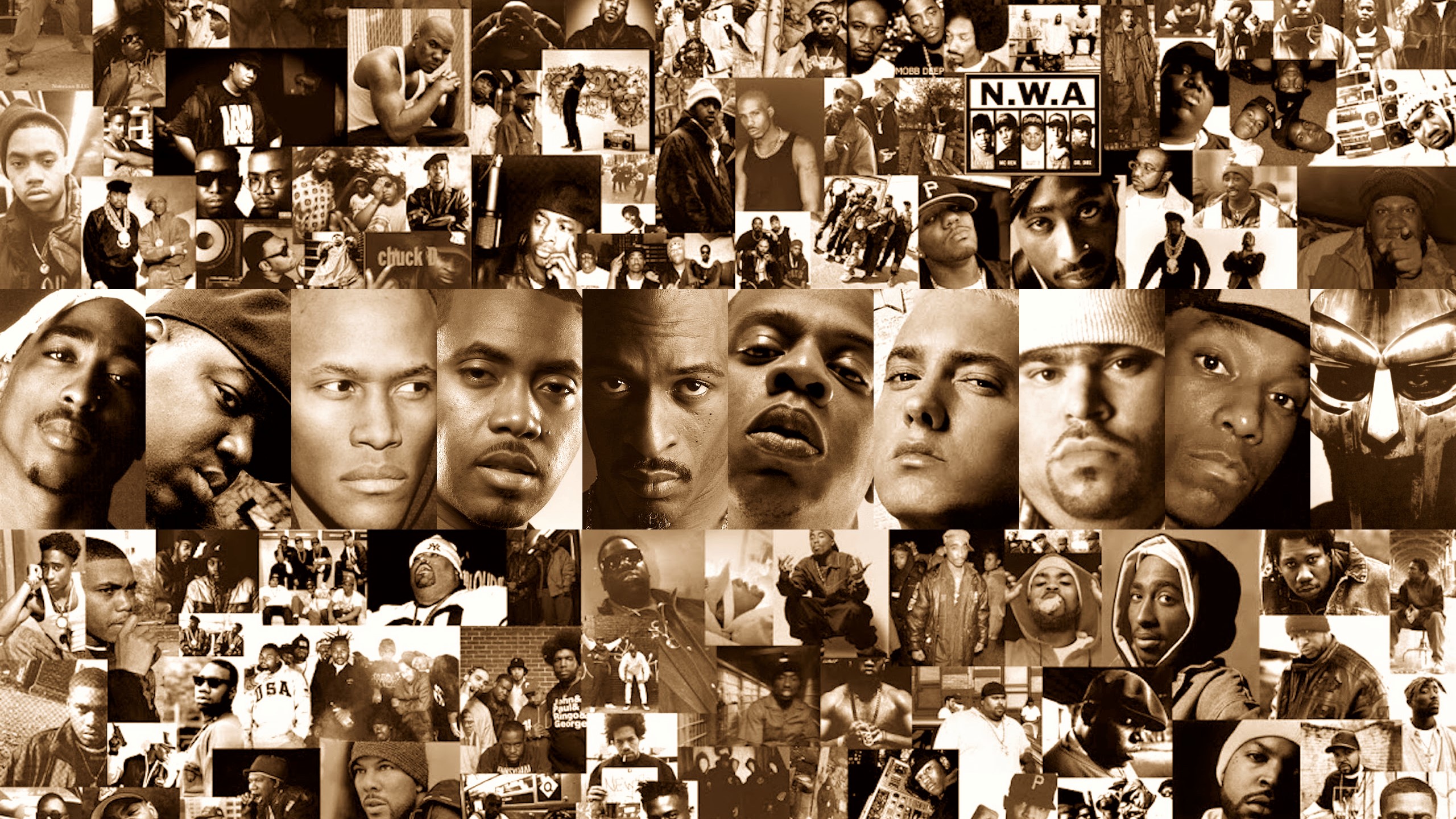 Hip Hop Banner Collage - HD Wallpaper 