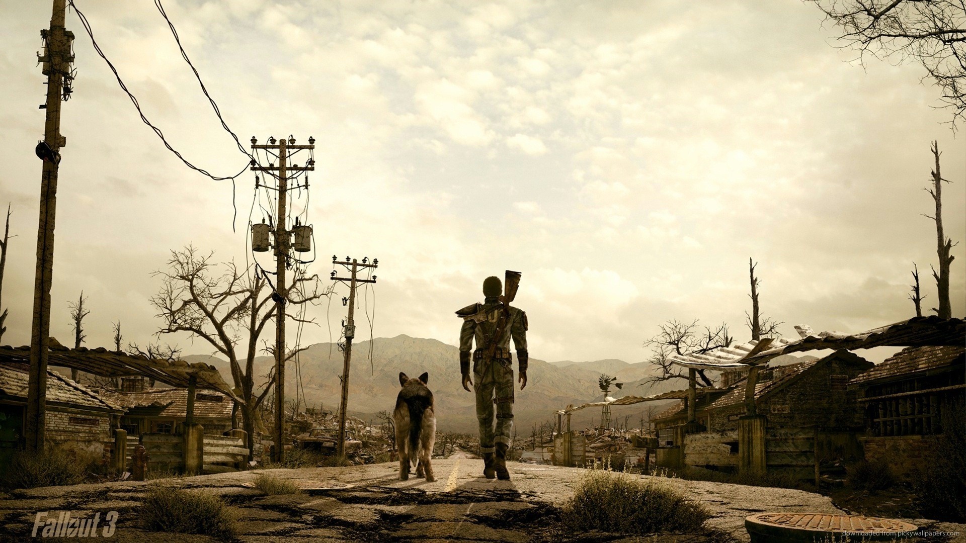 Mad Max Fury Road Wallpaper Guitar Nanozine - Fallout 3 Lone Wanderer - HD Wallpaper 