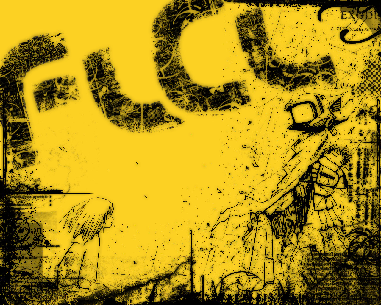 Yoshiyuki Sadamoto, Gainax, Flcl, Canti, Mamimi Samejima - Furi Kuri - HD Wallpaper 