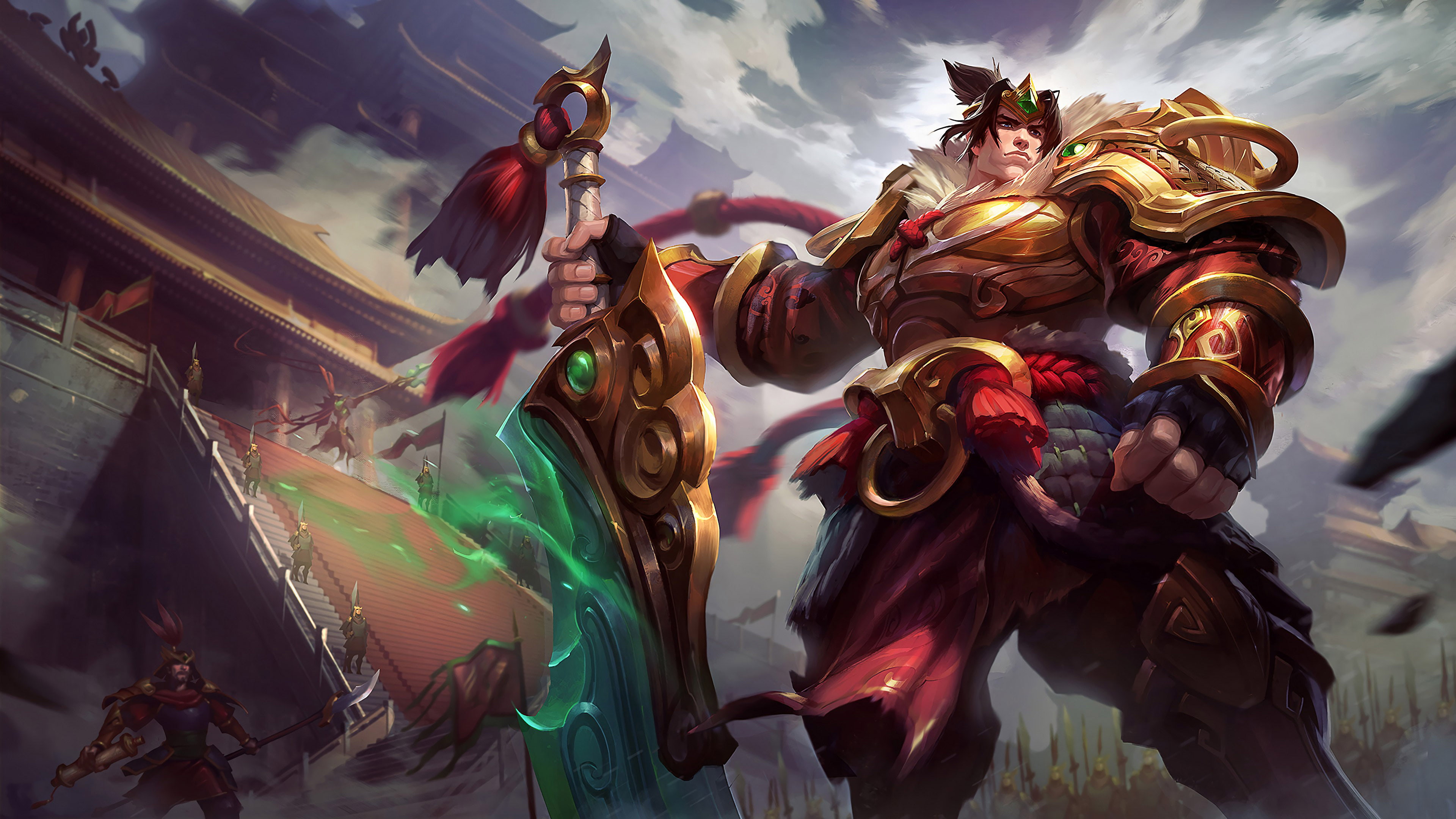 Lol Warring Kingdoms Garen - HD Wallpaper 