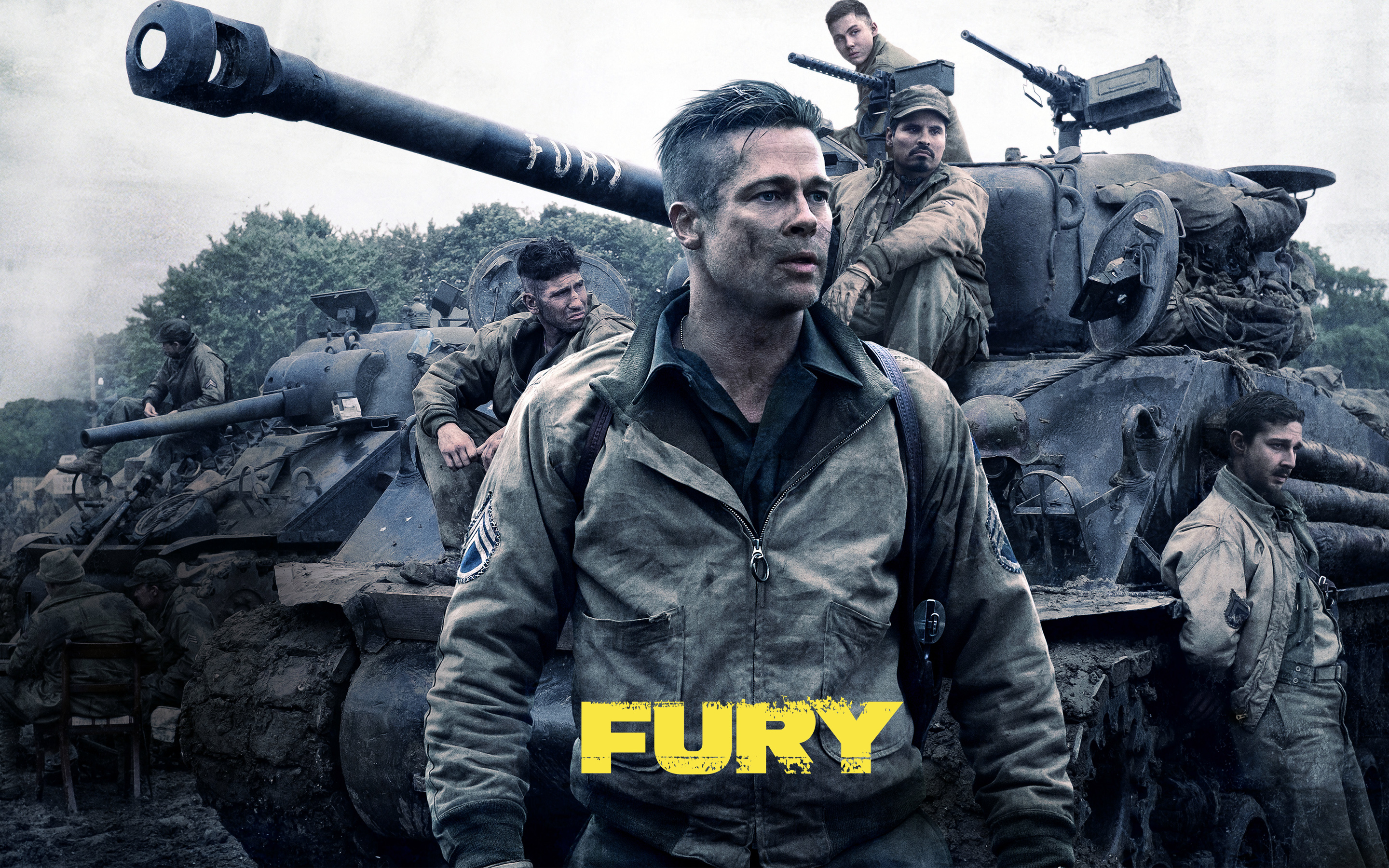 Fury Movie - HD Wallpaper 