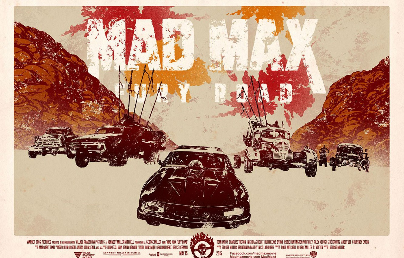 Photo Wallpaper Auto, Supercharger, Cars, Auto, Mad - Mad Max Art Poster - HD Wallpaper 
