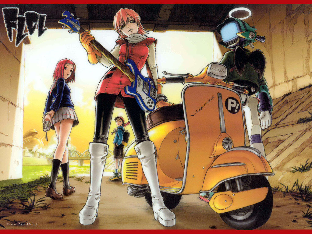 Flcl, Fooly Cooly, And Furi Kuri Image - Fooly Cooly - HD Wallpaper 