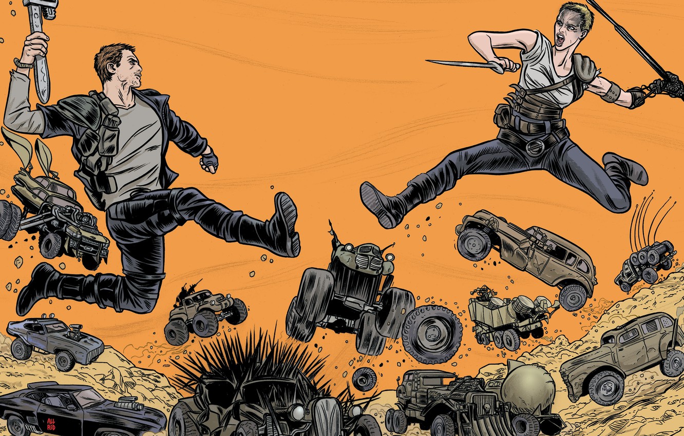 Photo Wallpaper Mad Max, Fury Road, Mad Max - Imperator Furiosa - HD Wallpaper 