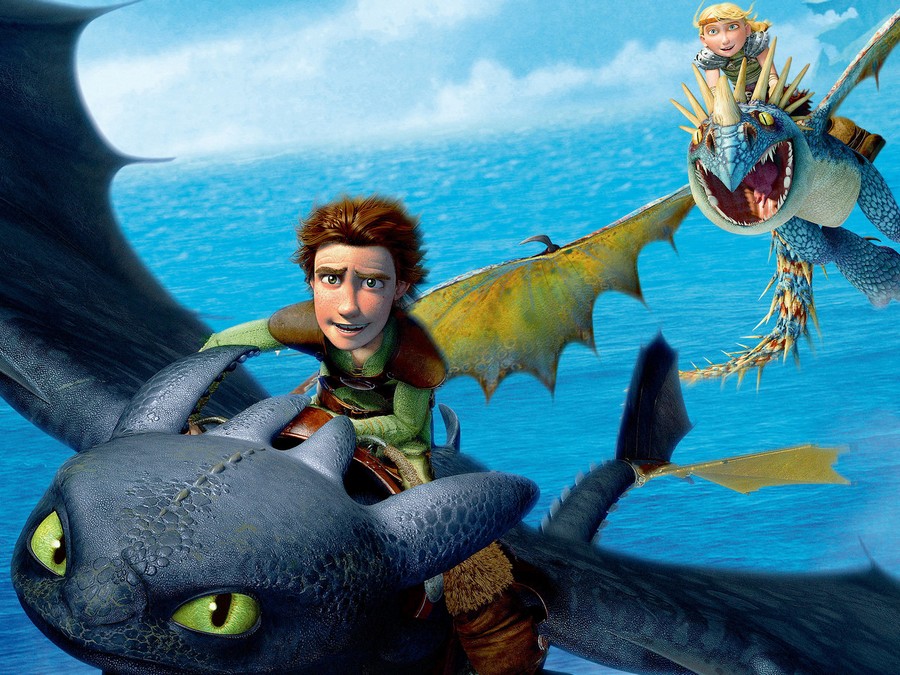 Wallpaper Dragon, Deadly Nadder, How To Train Your - Train Your Dragon 2010 - HD Wallpaper 