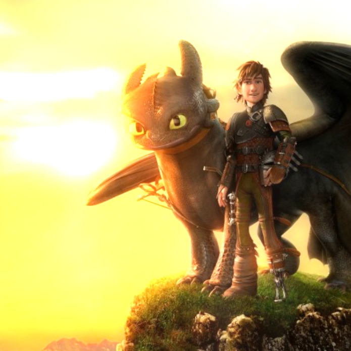 Night Fury And Hiccup - HD Wallpaper 