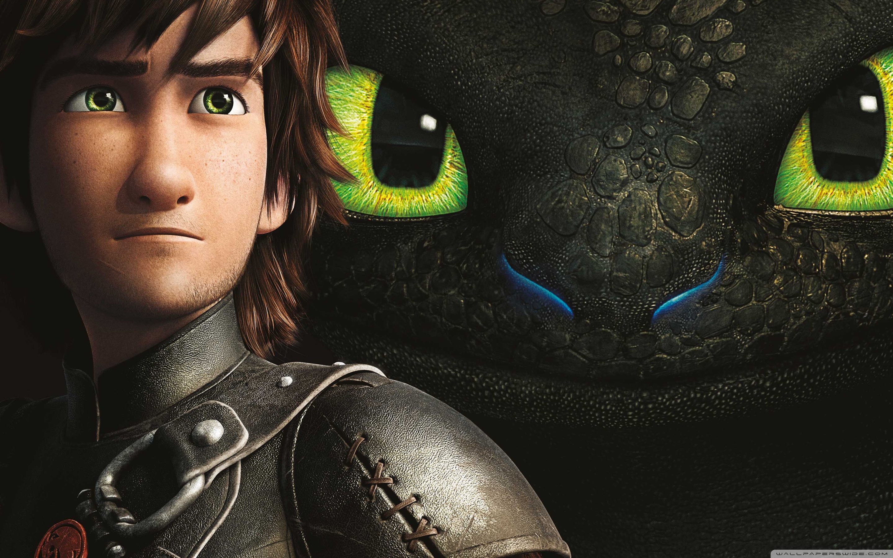 Hiccup And Toothless Wallpaper Hd - HD Wallpaper 