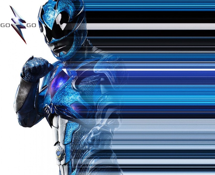 Power Rangers Movie 2017 Blue Ranger - HD Wallpaper 