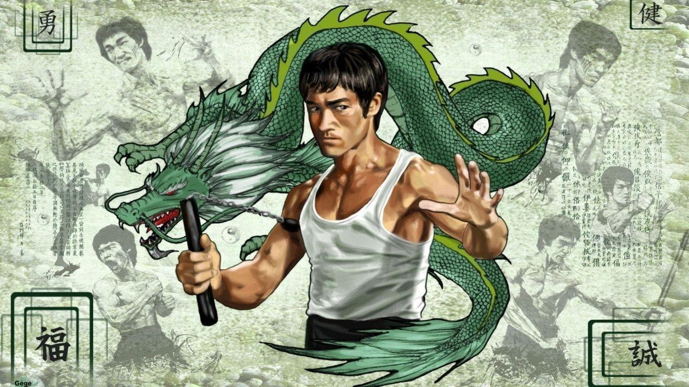 Enter The Dragon Wallpapers - Dragon Wallpaper Bruce Lee - HD Wallpaper 