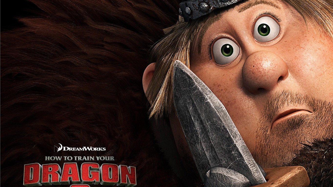 How To Train Your Dragon 2 Movie Hd Wallpaper - Fishlegs How To Train Your Dragon 2 - HD Wallpaper 