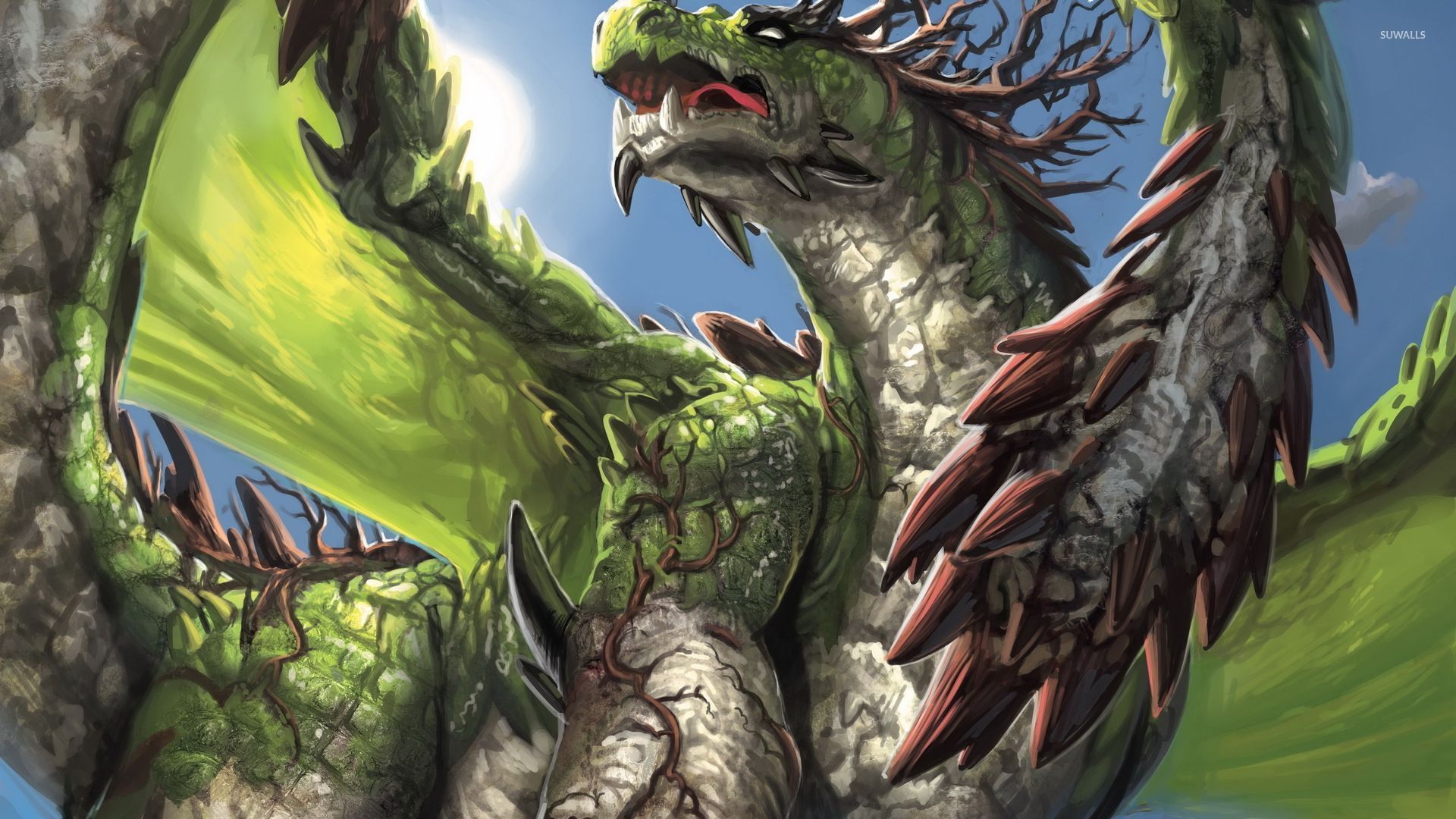 Hd Dragon - HD Wallpaper 