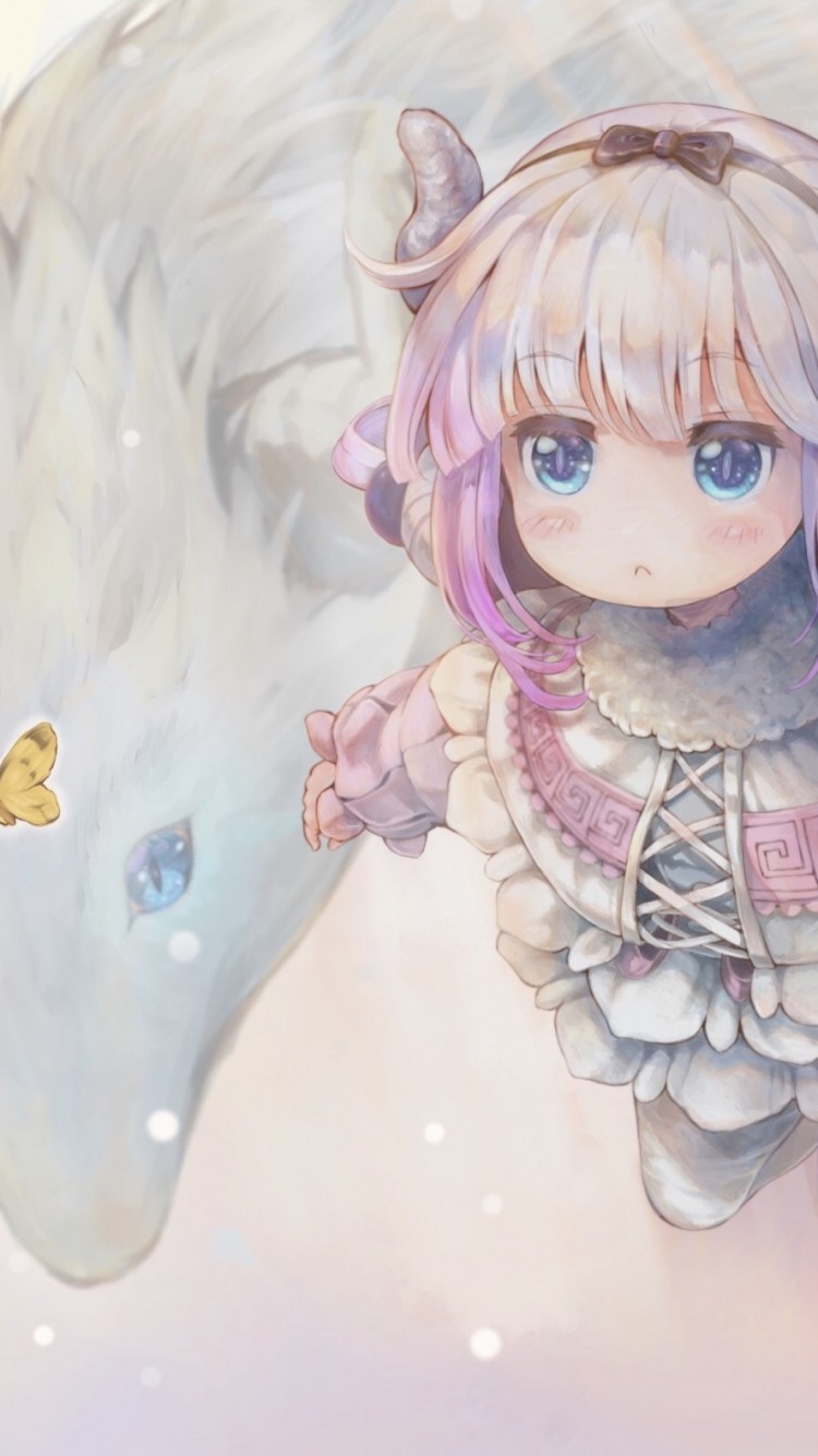 Kobayashi-san Chi No Maid Dragon, Kanna Kamui, Cute, - Kanna Kamui - HD Wallpaper 