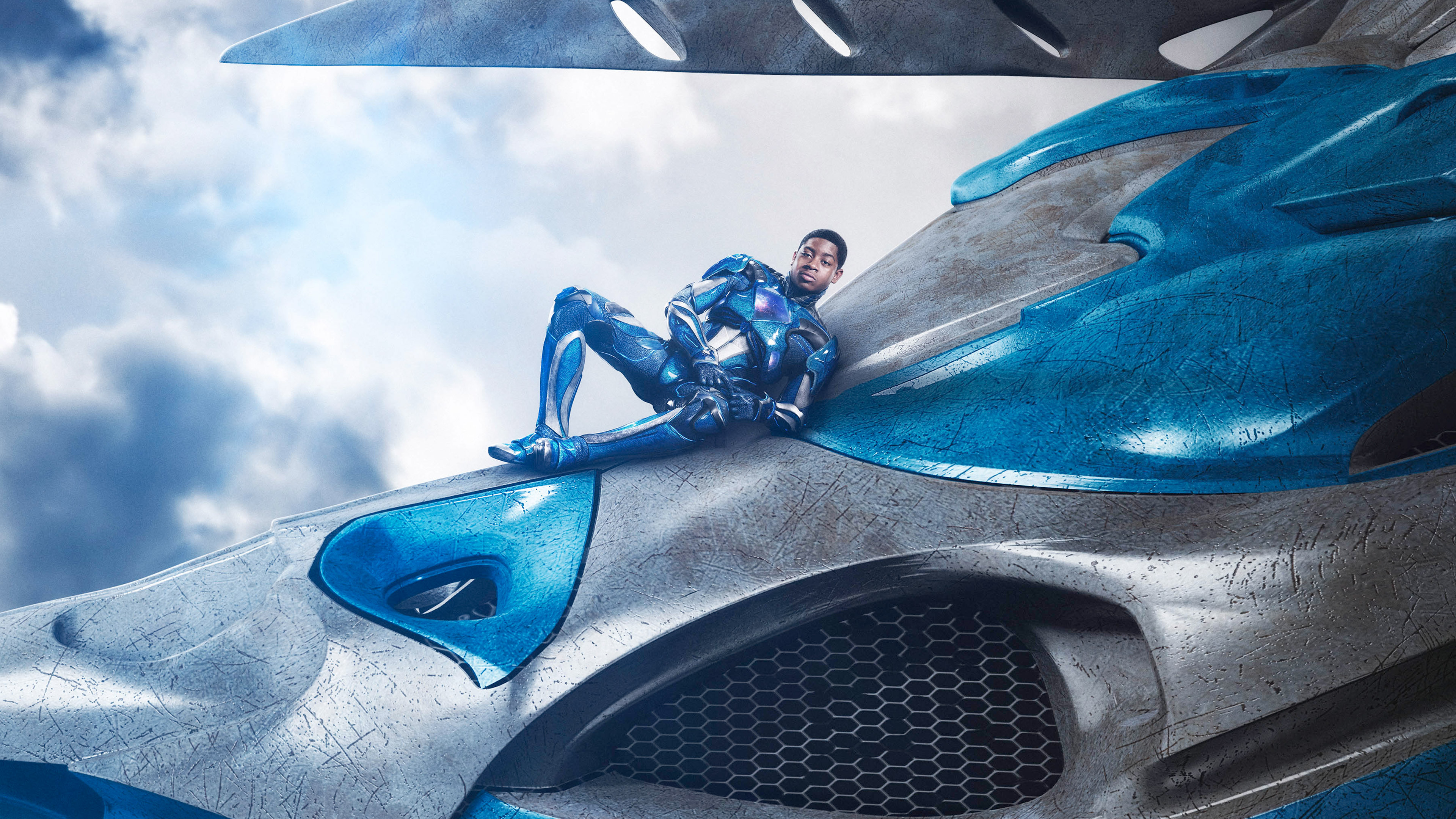 2017 Power Rangers Movie Zord Blue - Billy Power Rangers 2017 - HD Wallpaper 
