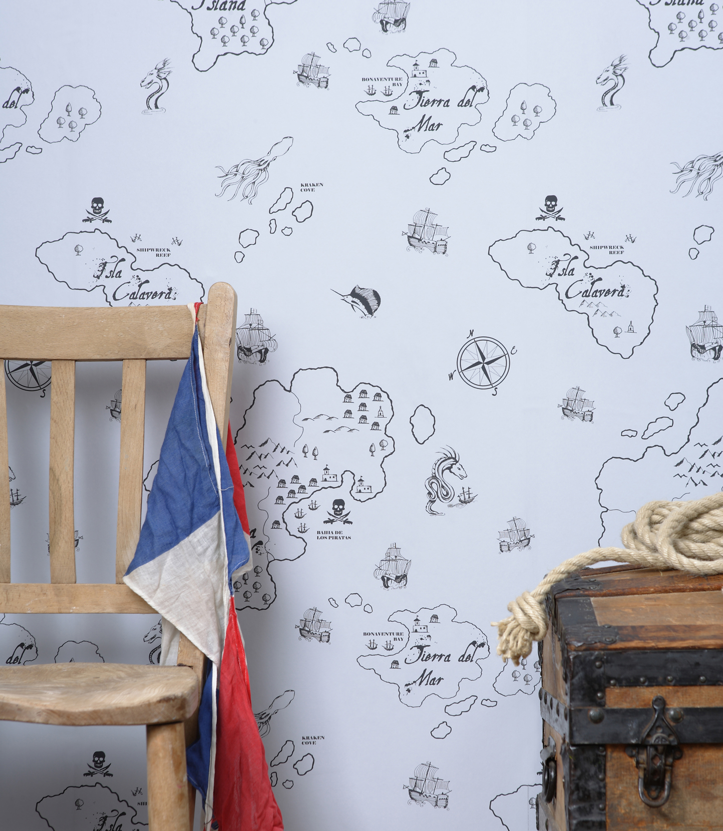 Papel Pintado Piratas Gris - HD Wallpaper 