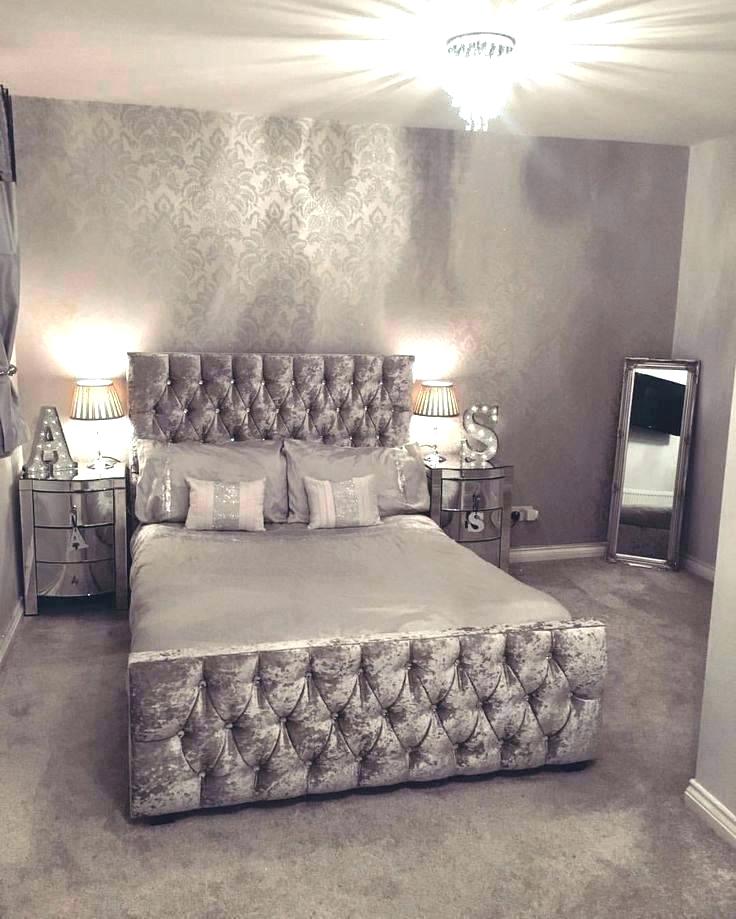Best Room Wallpaper - Grey And Rose Gold Bedroom - HD Wallpaper 