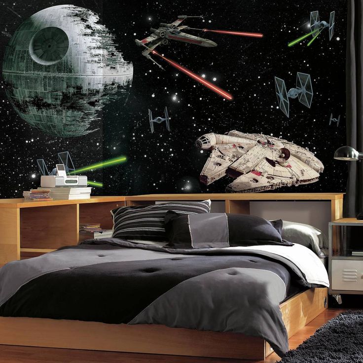 Star Wars Bedroom Wall - HD Wallpaper 