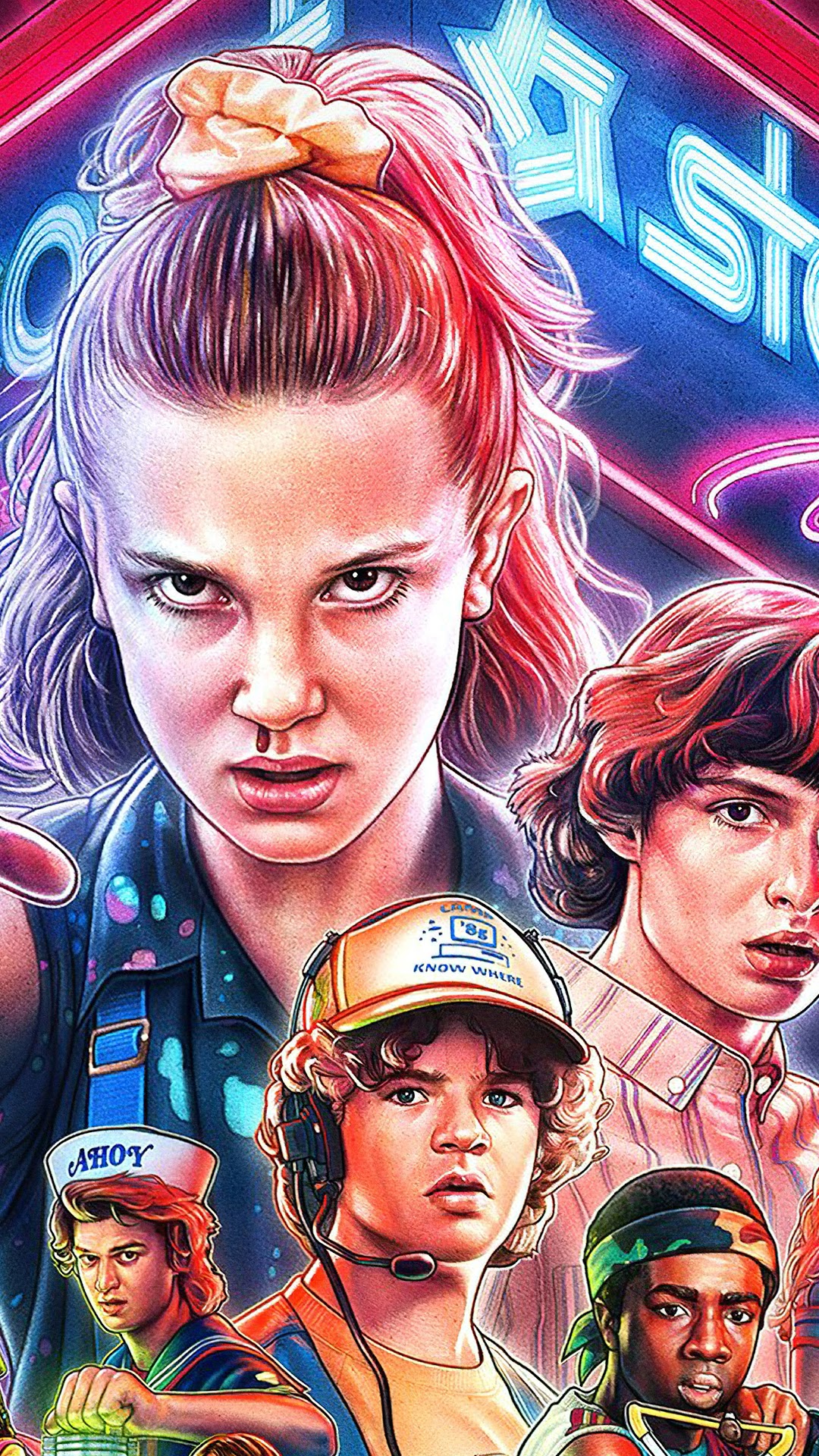 Stranger Things, Season 3, Poster, Characters, 8k, - Stranger Things Wallpaper Season 3 - HD Wallpaper 