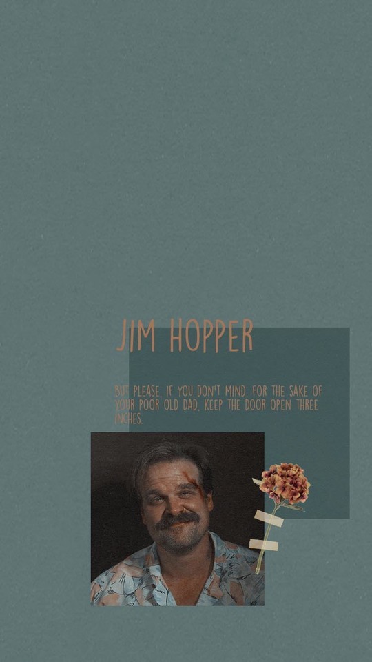 Stranger Things Wallpaper Jim Hopper - HD Wallpaper 