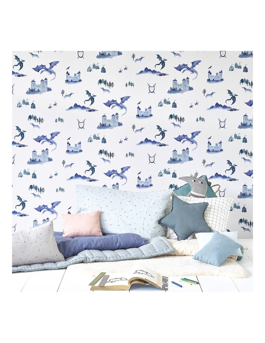 Hibour Castles And Dragons - HD Wallpaper 