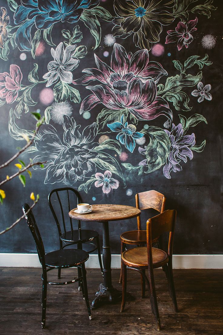 Flower Chalk Wall Art 736x1104 Wallpaper teahub.io