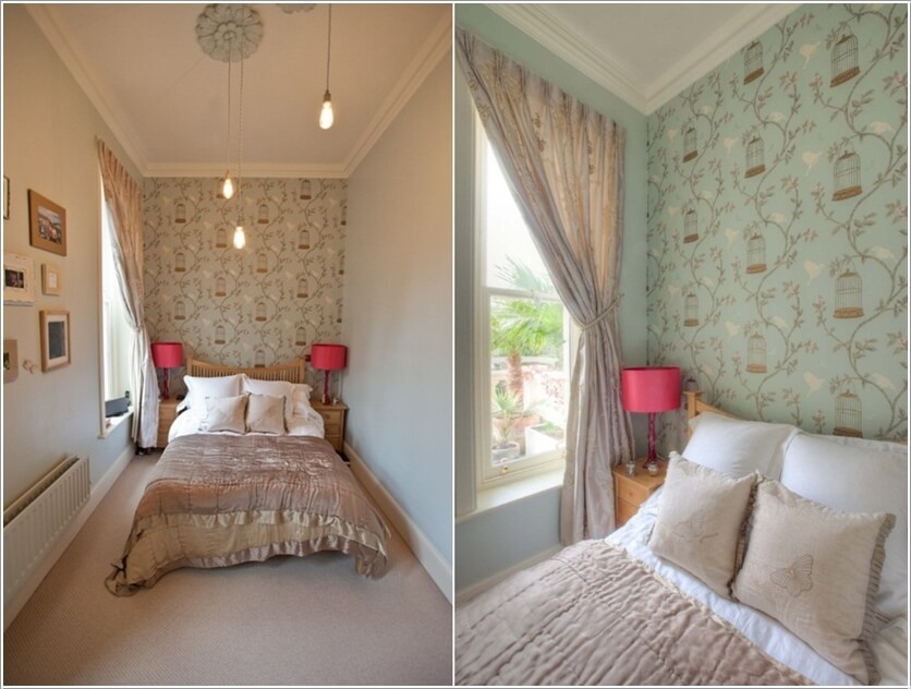 Small Bedroom Feature Wall - HD Wallpaper 