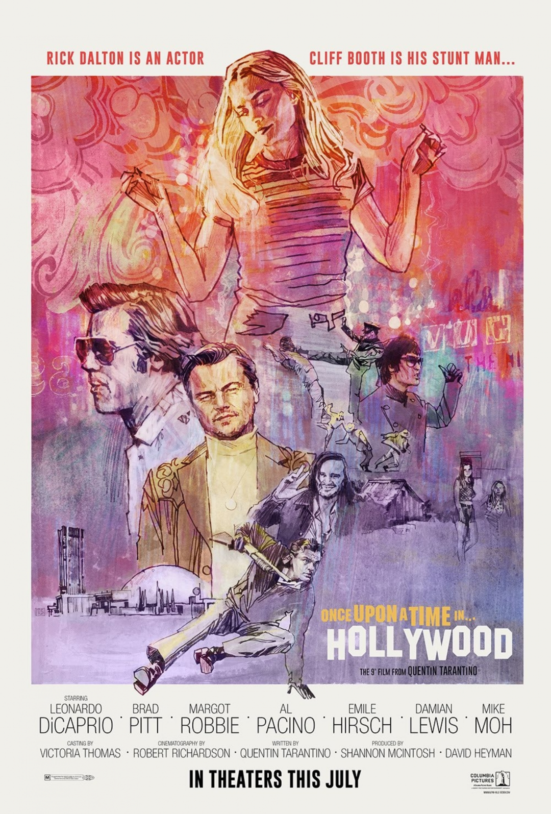 Once Upon A Time In Hollywood - Once Upon A Time In Hollywood Poster - HD Wallpaper 