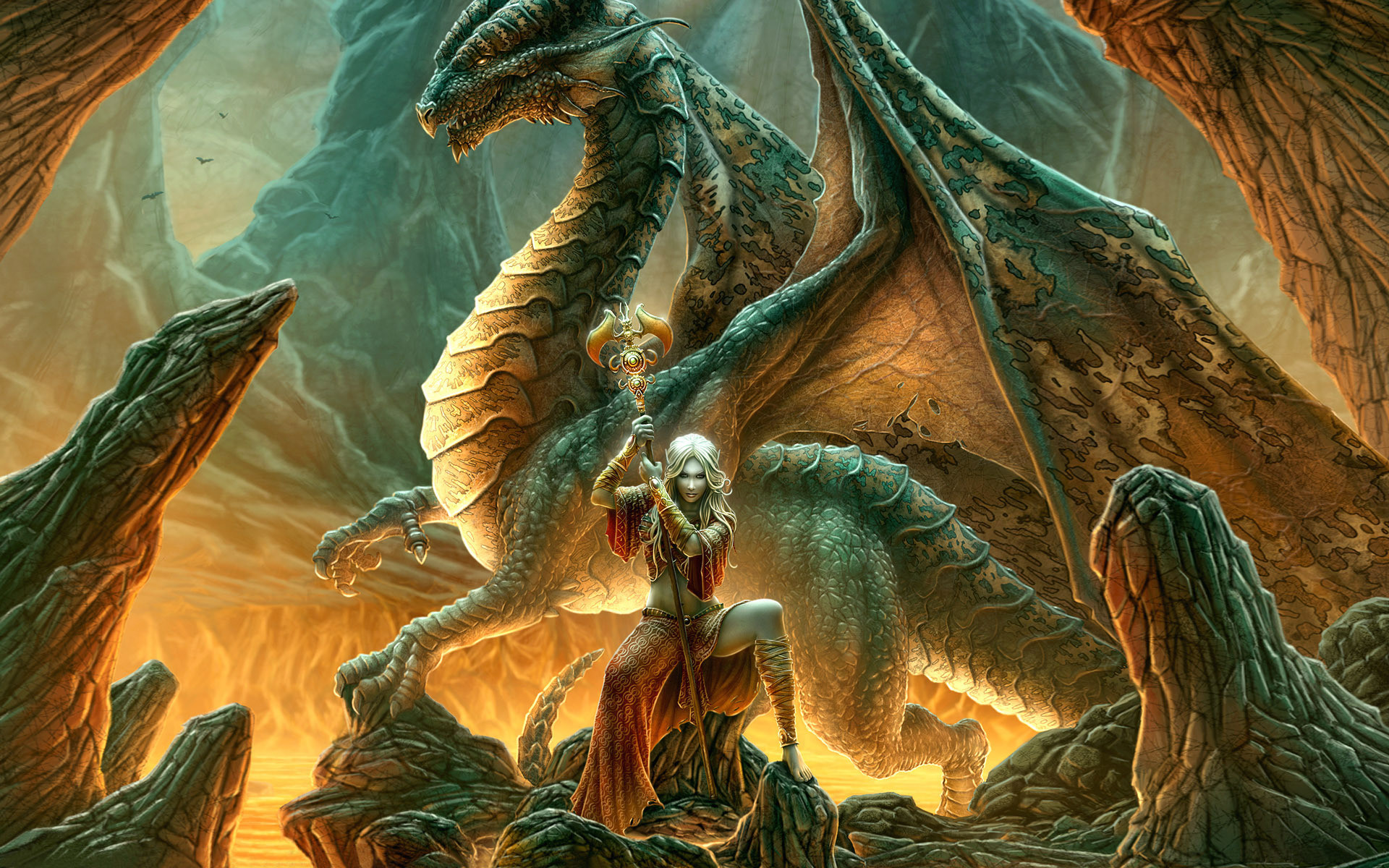 Fantasy Dragon Wallpapers - Earth Dragon Wallpaper Hd - HD Wallpaper 