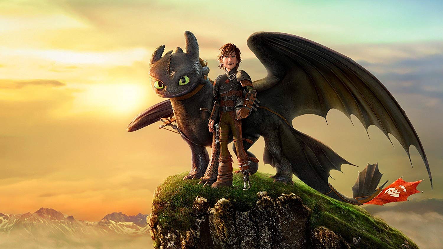 Posterhouzz Movie How To Train Your Dragon 2 Toothless - Hiccup And Toothless How To Train Your Dragon - HD Wallpaper 