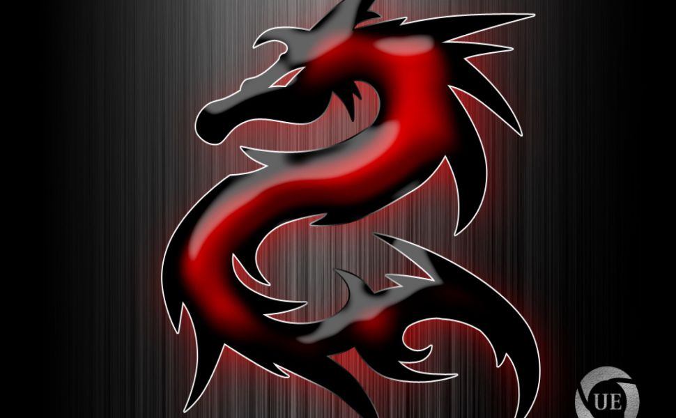 Red Dragon Wallpaper Hd - Red Dragon Logos Esport - 970x600 Wallpaper -  