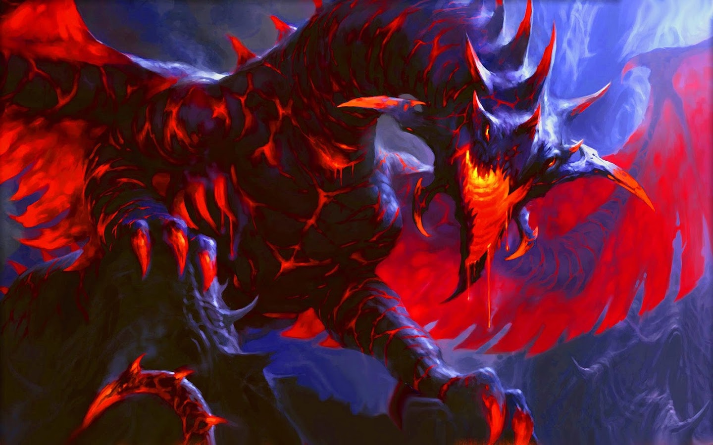 Dragon Live Wallpaper - Red Wallpaper Dragon - HD Wallpaper 