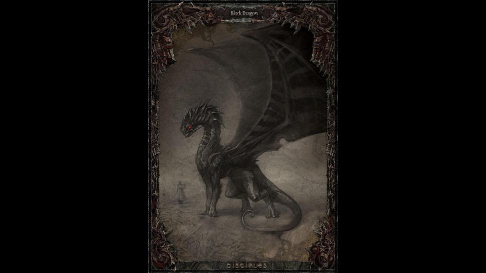 Dark Dragon Wallpaper,dragon Hd Wallpaper,disciples - Disciples 3 Renaissance - HD Wallpaper 