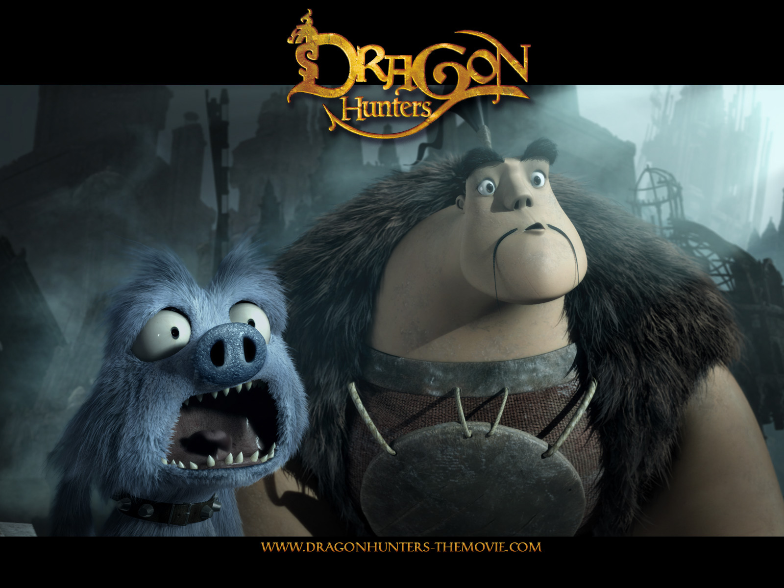 Lian Chu And Hector From The Cg Animated Movie Dragon - Dragon Hunters Hector - HD Wallpaper 