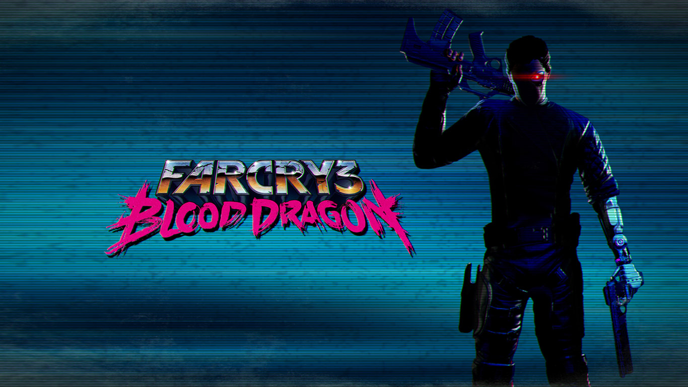 Free Far Cry - Far Cry 3 Blood Dragons Poster - HD Wallpaper 
