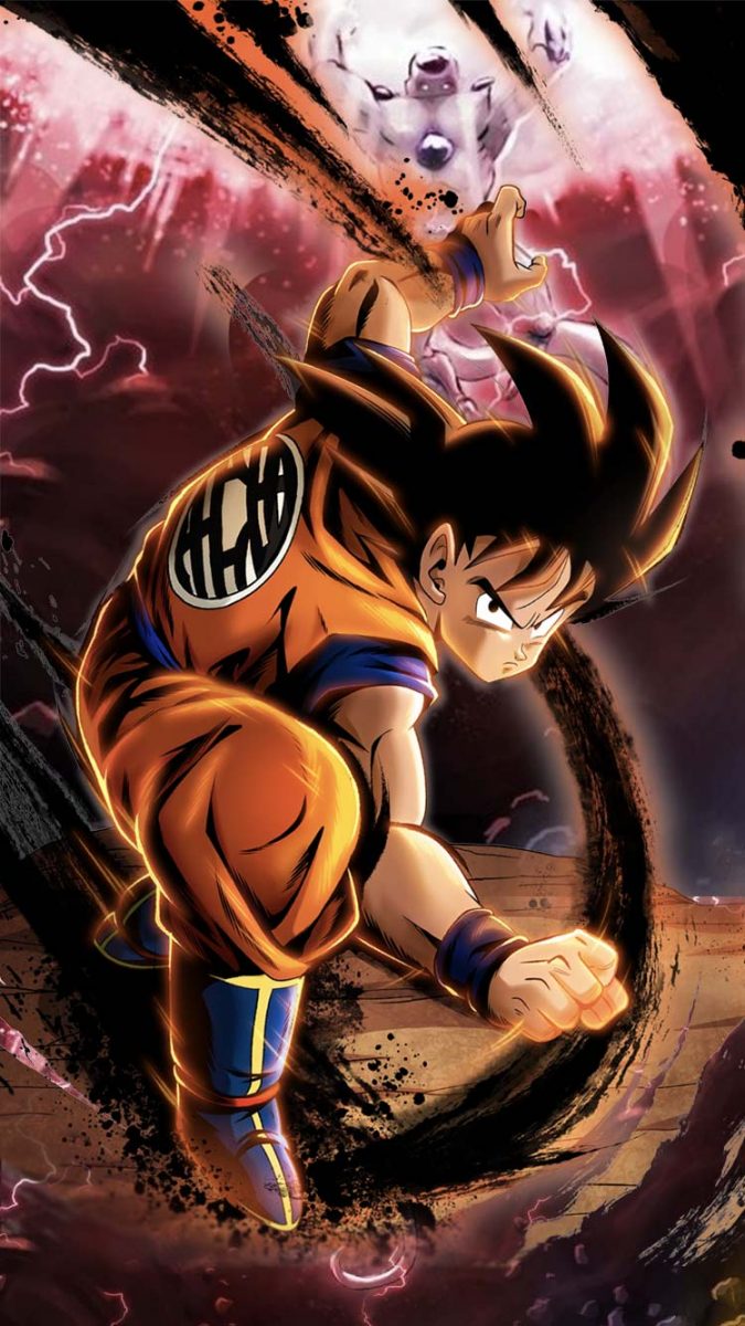 Wallpaper Portrait - Goku Dragon Ball Legends Card Art - HD Wallpaper 