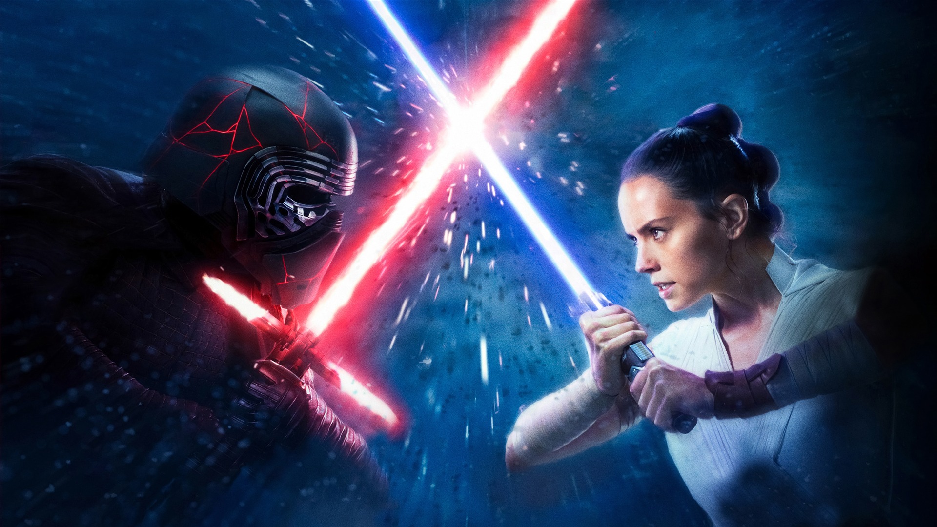 Star Wars The Rise Of Skywalker 2019 Movie Wallpaper - Star Wars The Rise Of Skywalker Poster - HD Wallpaper 